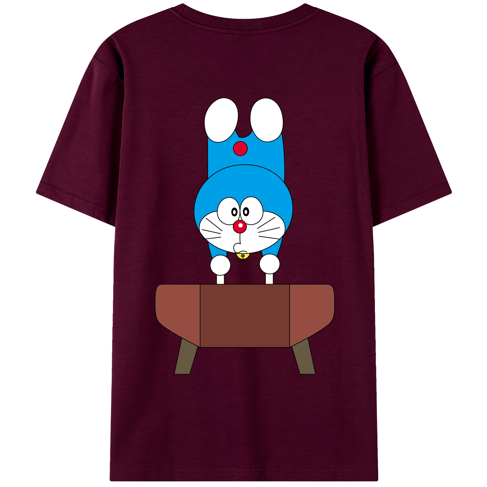 （画像用） ドラえもん Doraemon レディース半袖Tシャツ(バックプリント)